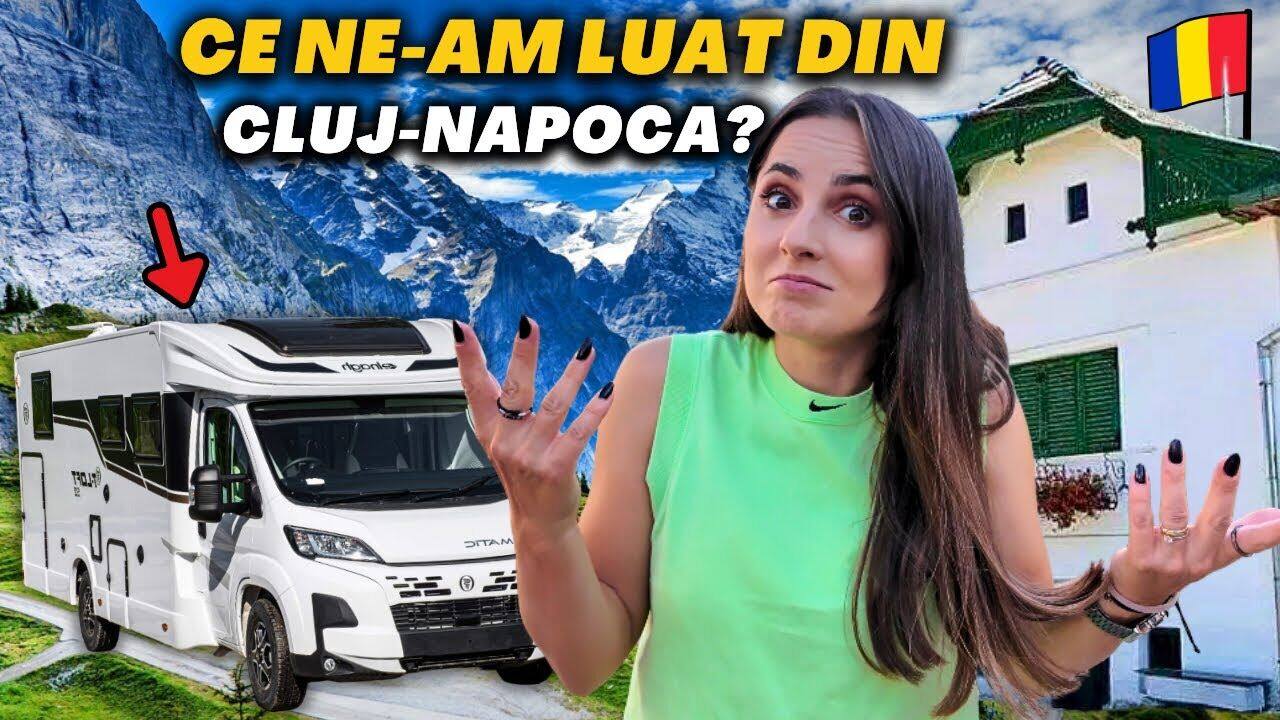 Autorulota SMP Travel în satul Rimetea, cadru din vlogul 2 Hoinari